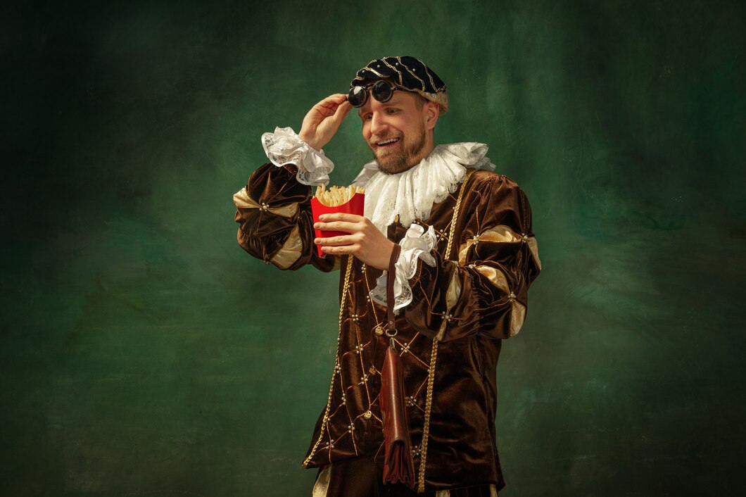 portrait-medieval-young-man-vintage-clothing-with-wooden-frame-dark-wall-eating-french-fries_155003-31750.jpg